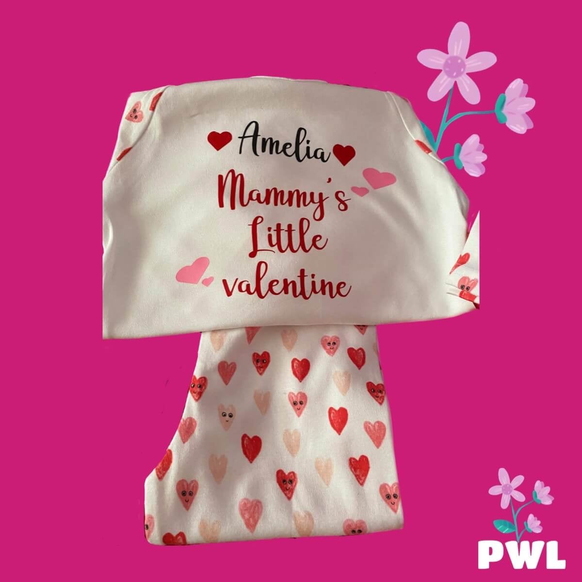 Mummys little valentine pyjamas sale